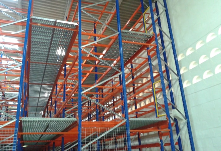 piso intermediário - sistema de armazenagem