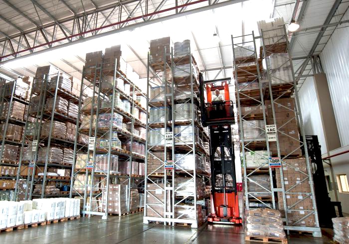 armazém porta pallet - longa industrial